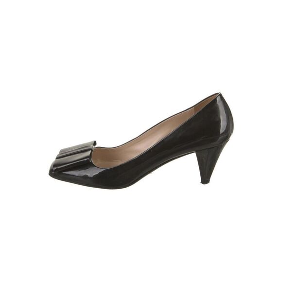 Prada Shoes - Prada‎ Patent Leather Black Pumps Square Toe EU 38.5 US 8.5